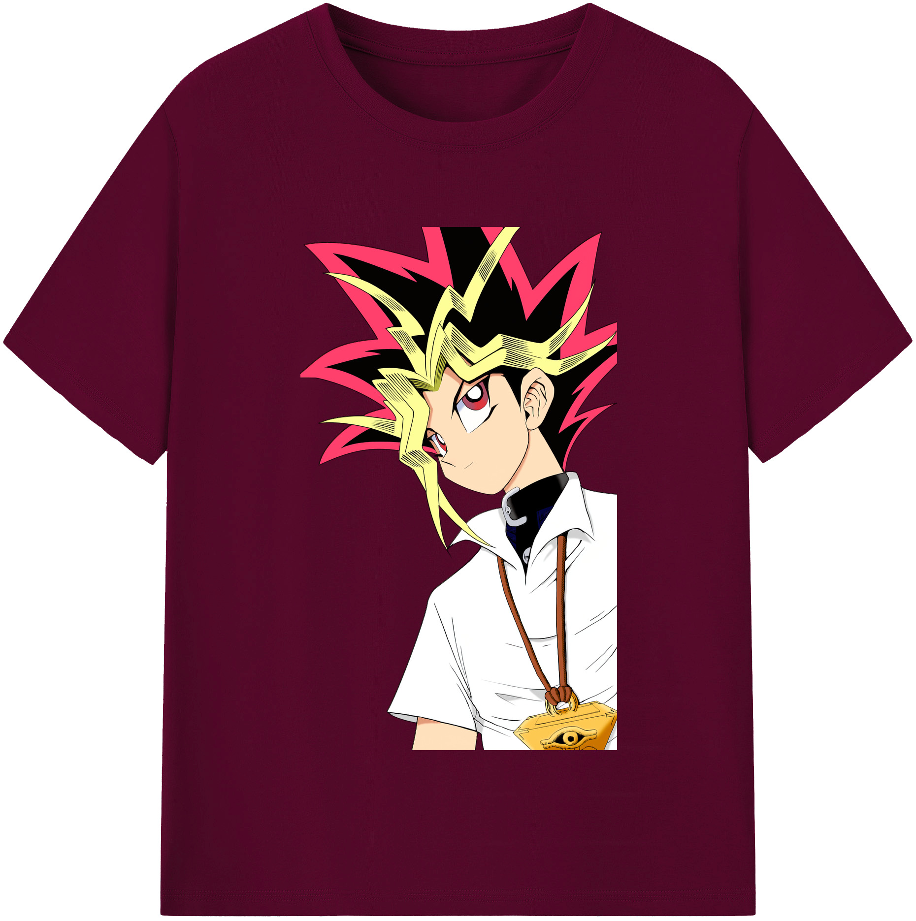 （画像用） 遊☆戯☆王 Yu-Gi-Oh! レディースカジュアルプリントTシャツ（綿100％）